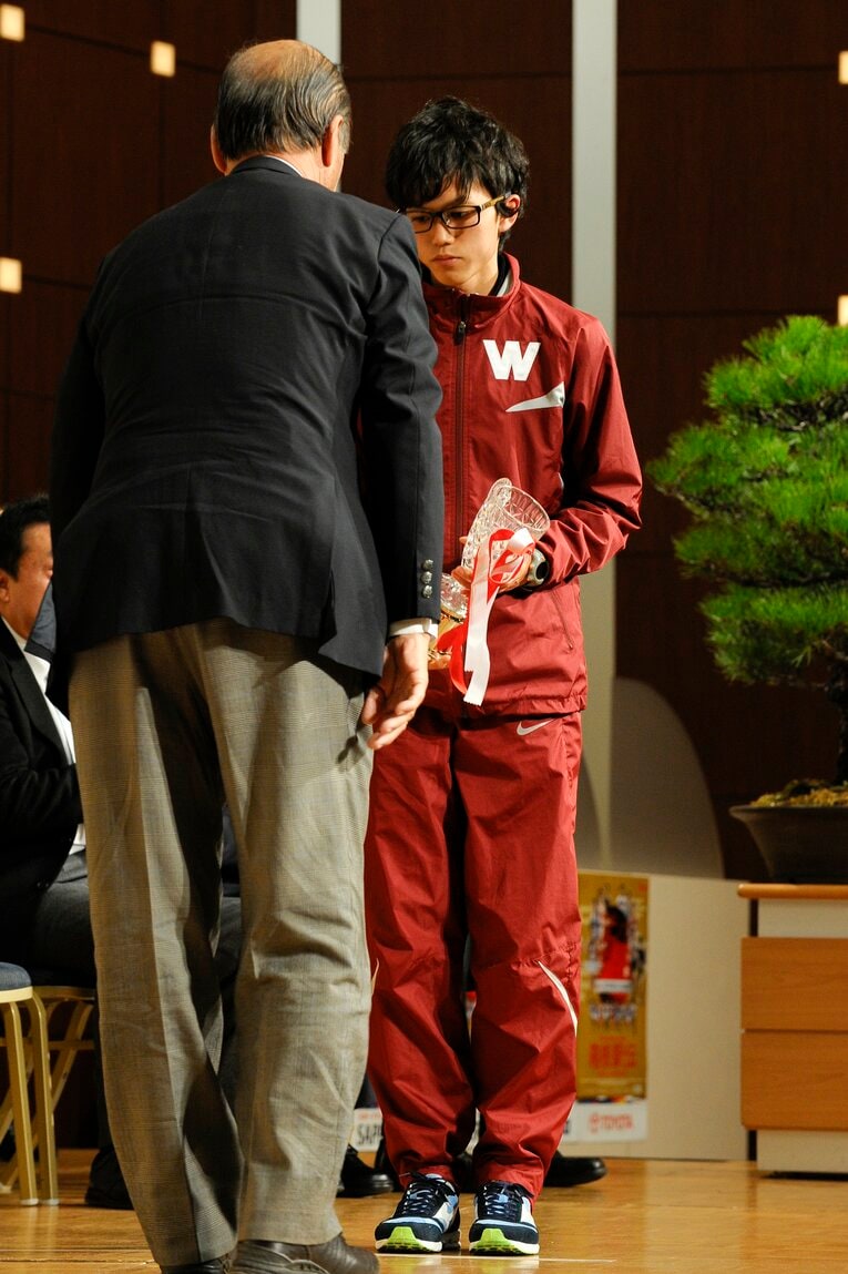 早稲田大2年のときの大迫傑（2012年1月）　©BUNGEISHUNJU