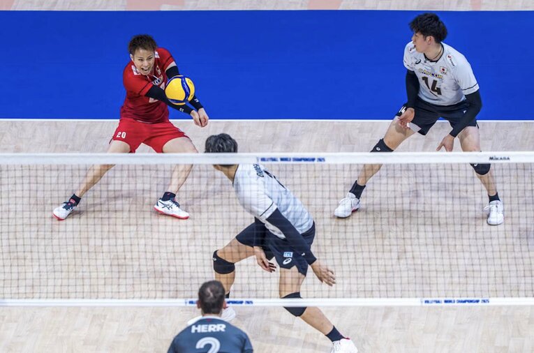 バレーボール世界選手権・カナダ戦　©︎Volleyball World