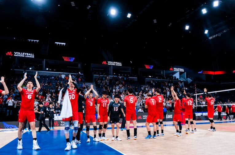 2023年ネーションズリーグ（フランス大会）©︎FIVB