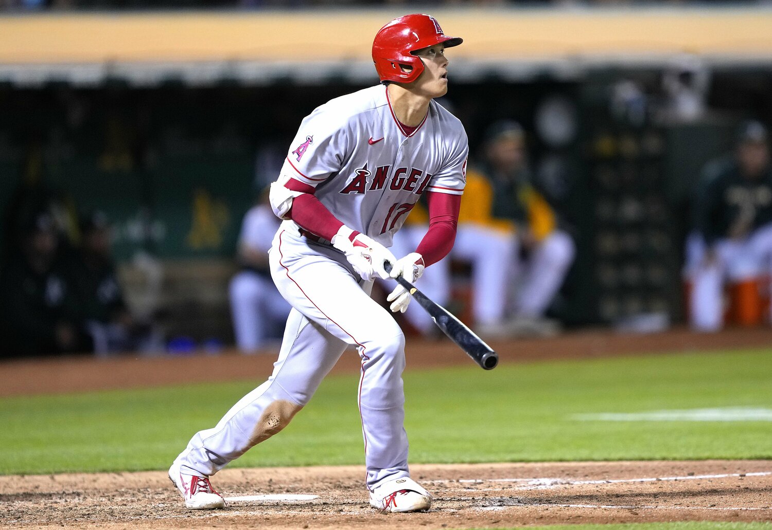 2022年8月9日、大谷翔平は偉業に花を添えるダメ押し弾を放った　©Getty Images