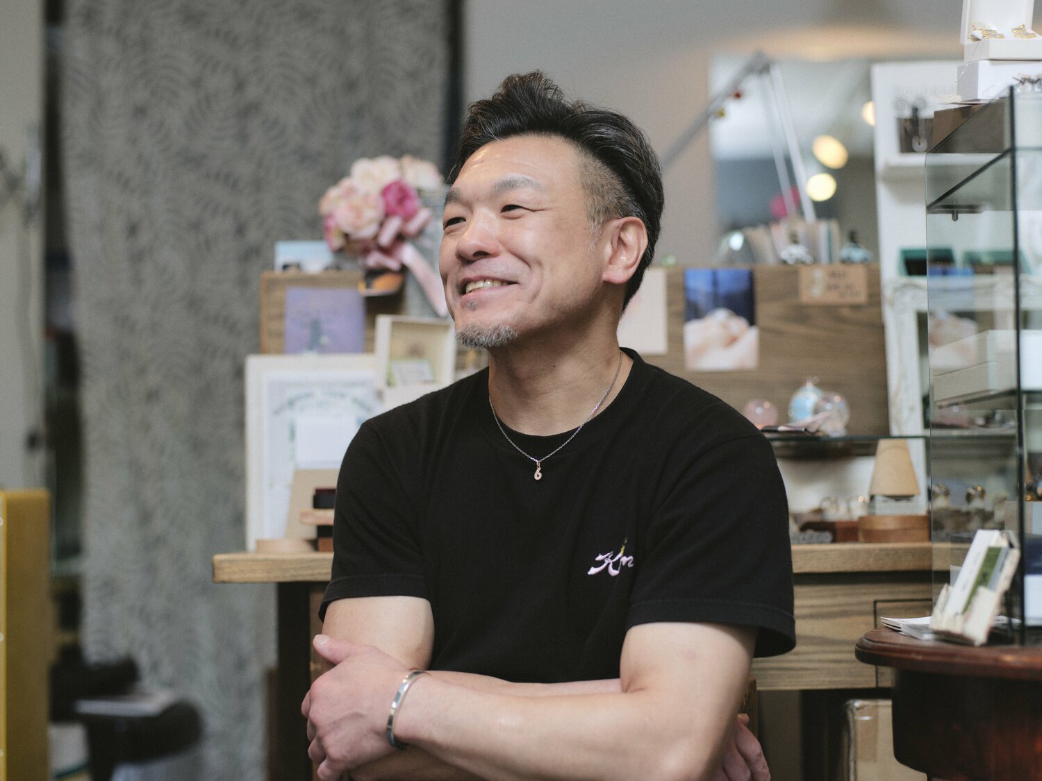 プロボクサーになることを決意した当時を振り返る川嶋勝重 ©Yuki Suenaga