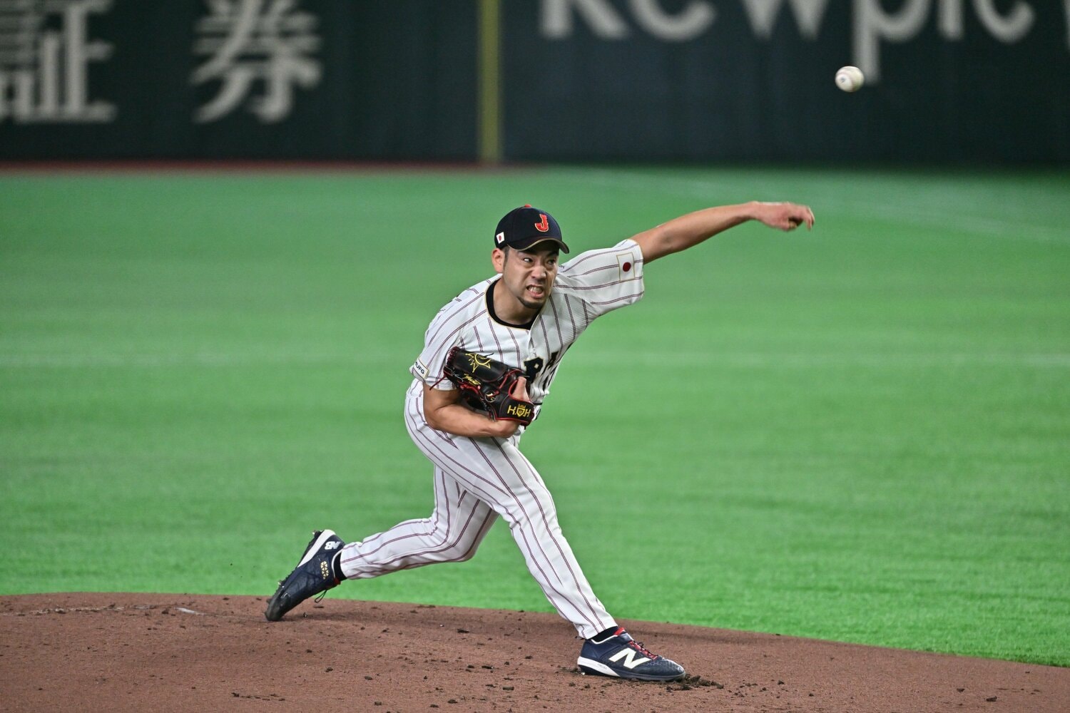 立ち上がりに3点を失った菊池だが小早川氏はボール自体は悪くなかったと言う　©Hideki Sugiyama