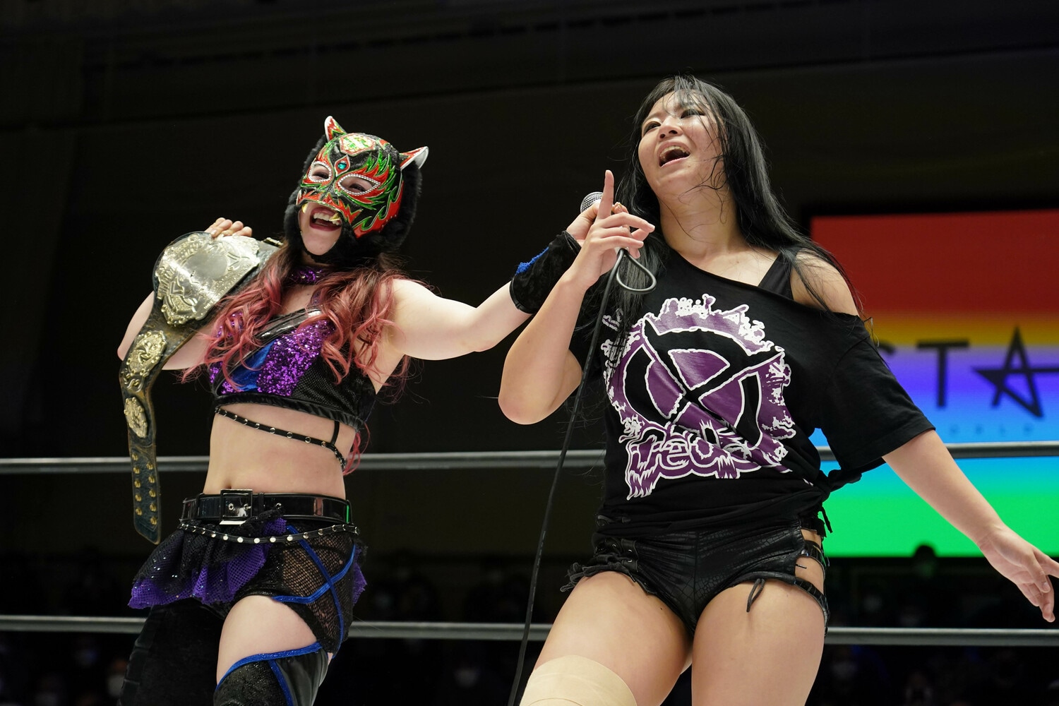 自身を大江戸隊に勧誘したスターライト・キッドとも抜群のコンビネーションを見せている