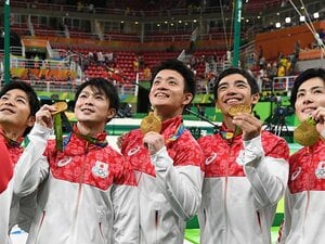 内村「1人1人紹介してもいいですか？」体操団体金メダル、“最強の5人”。