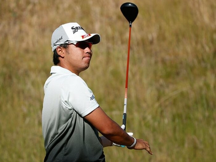 複雑怪奇の難関コースを笑顔で闊歩。松山英樹、全米OPへ向けて視界よし。 ＜Number Web＞ photograph by AFLO