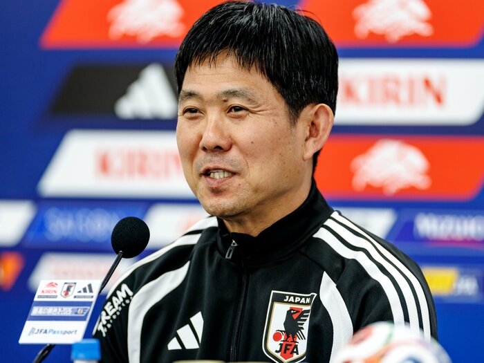 「若い世代との付き合い方でアドバイスは？」“代表選手とは35歳差も…”日本代表・森保一監督（57歳）が答えた「これはやらない」1つのポイント＜Number Web＞ photograph by Kiichi Matsumoto