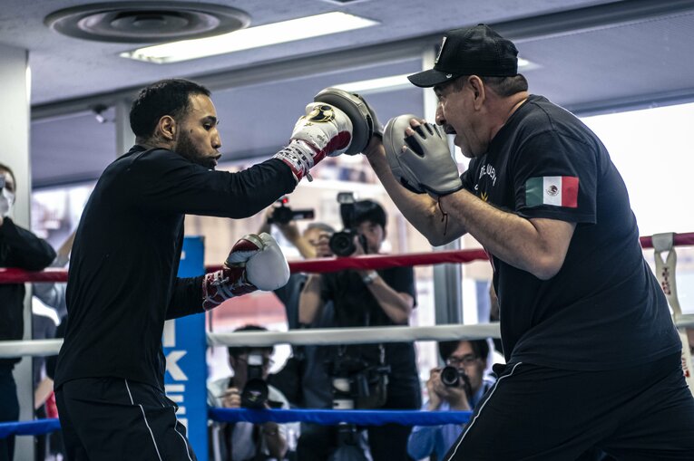 ルイス・ネリの公開練習　©Takuya Sugiyama