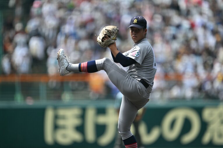 2年生ながら好投を見せた下山大昂。関や櫻田の背中を追いかけてきた　©︎Hideki Sugiyama