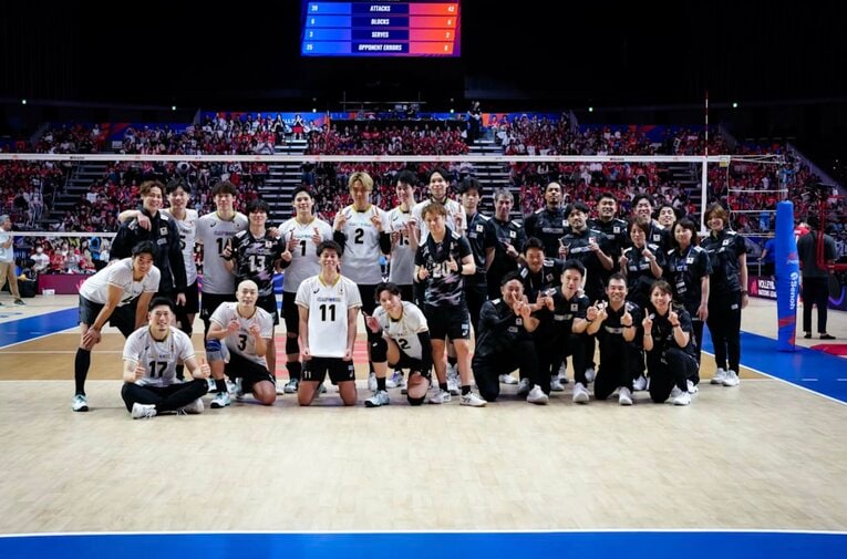 VNLベルギー戦　©Volleyball World