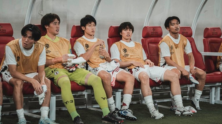 オーストラリア戦では大橋（中央）、田中（右から2人目）らに出番は来るか　©Taisei Iwamoto