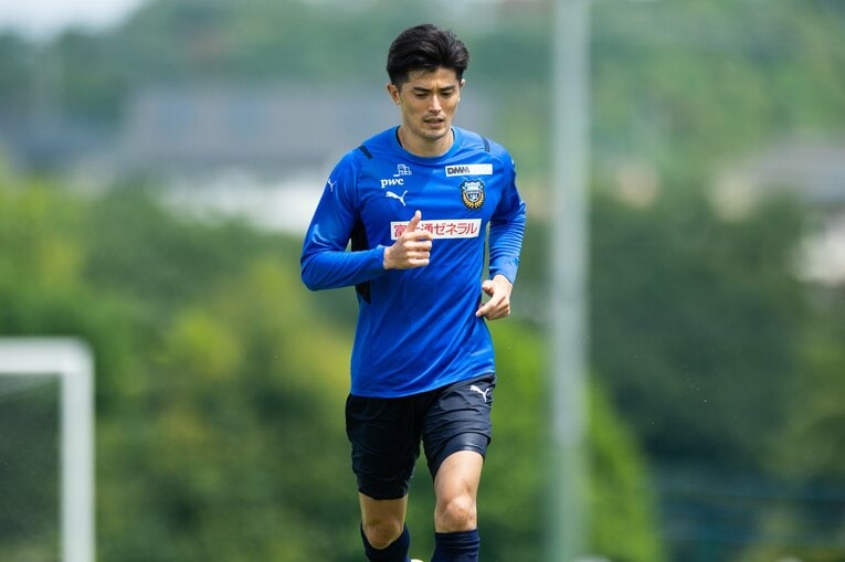 川崎フロンターレでの練習風景　©KAWASAKI FRONTALE