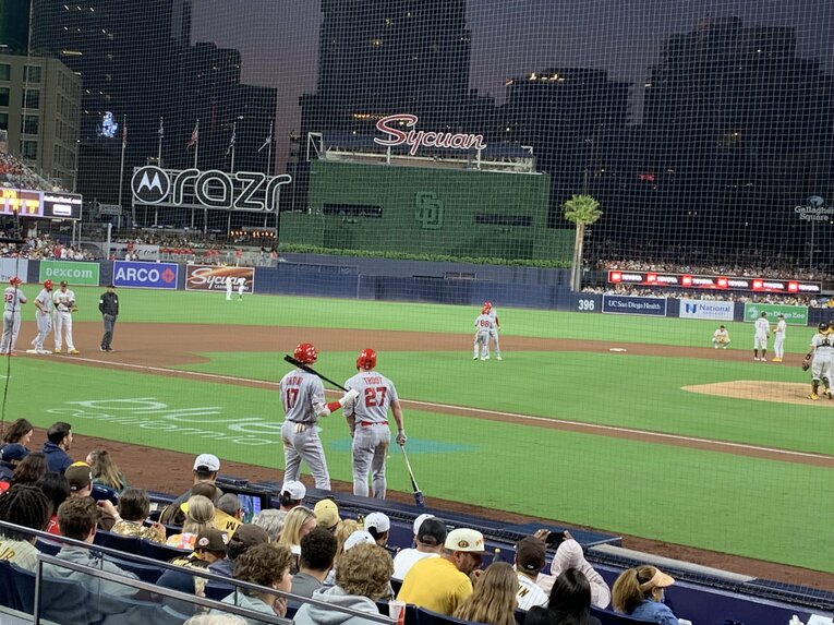 【ペトコパーク】トラウタニを目に焼き付ける。トラウトはこの後、骨折のアクシデントに見舞われた