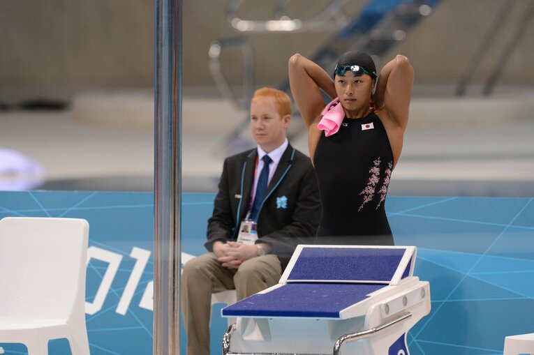 ロンドン五輪での鈴木聡美　©JMPA