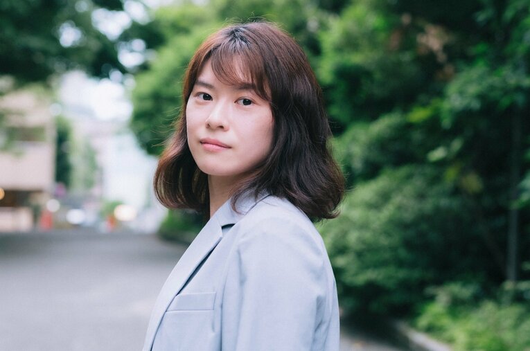 リオ五輪を振り返った宮下遥（29歳）。先日、現役引退を発表した古賀紗理那への想いを明かした　©Kiichi Matsumoto