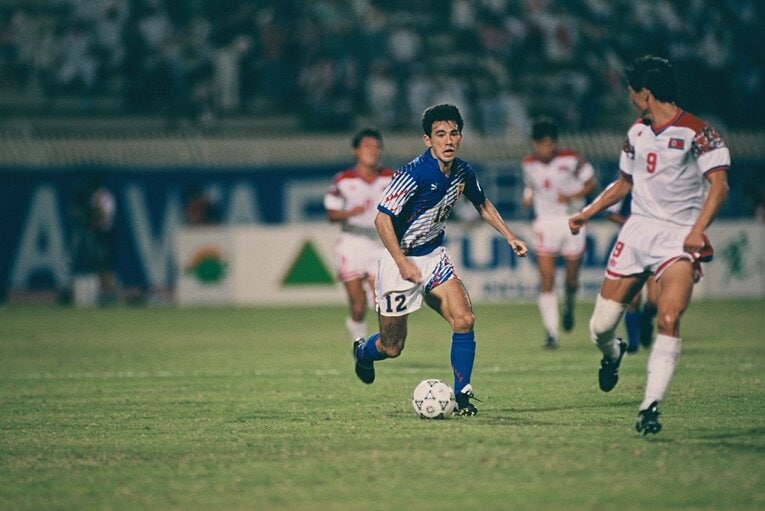 現役時代の長谷川健太　©Naoya Sanuki