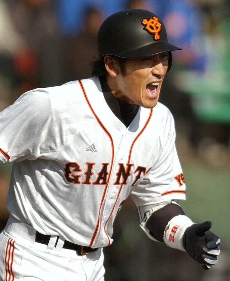 巨人時代の原　©JIJI PRESS