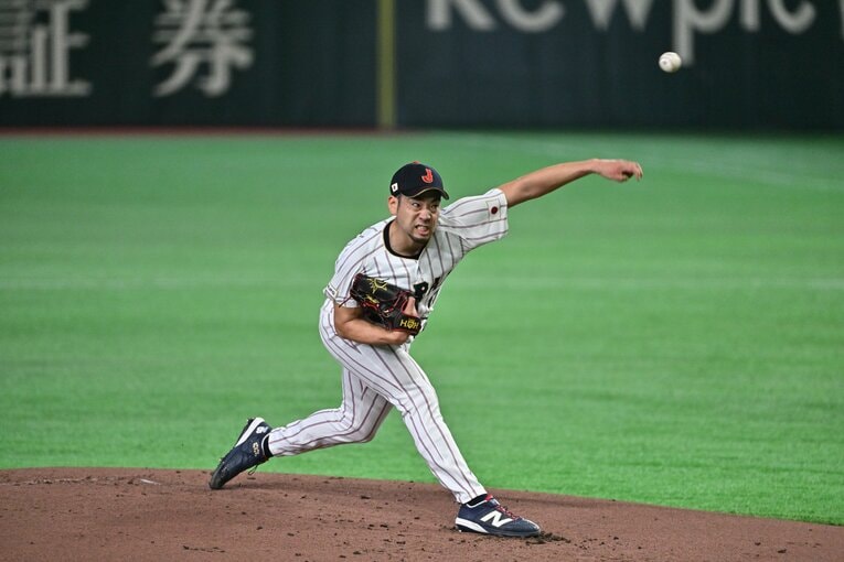 立ち上がりに3点を失った菊池だが小早川氏はボール自体は悪くなかったと言う　©Hideki Sugiyama