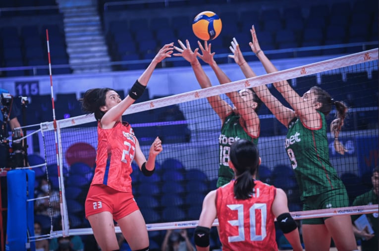 ネーションズリーグ予選ラウンド・ブルガリア戦　©︎FIVB