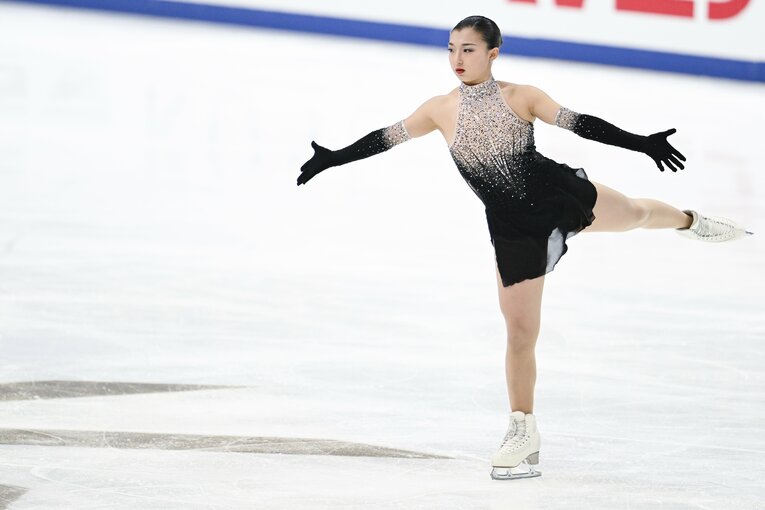 全日本選手権フリーの演技　©Asami Enomoto