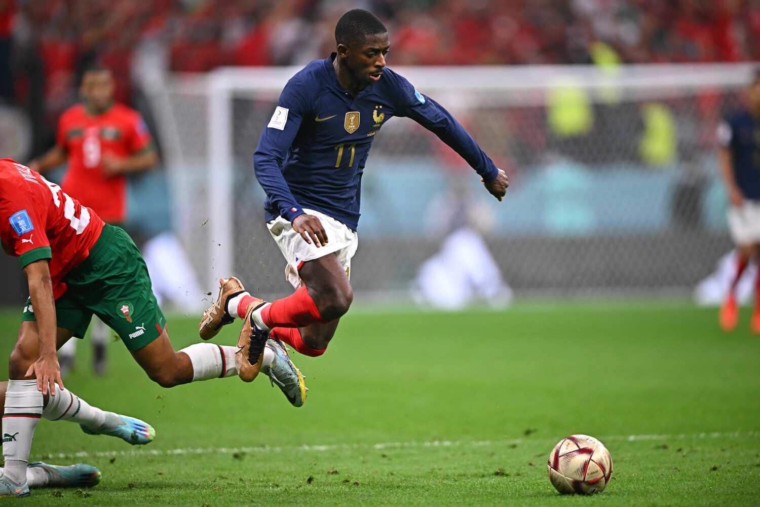 デンべレはこれまでのキャリアでウインガーとしての起用が多かった　©Takuya Kaneko/JMPA