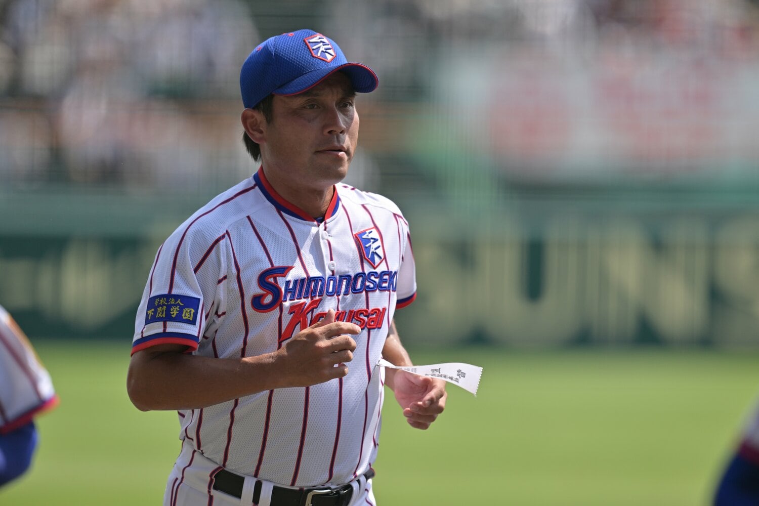 下関国際を率いて、2022年夏の甲子園で準優勝を果たした坂原秀尚監督　©Hideki Sugiyama