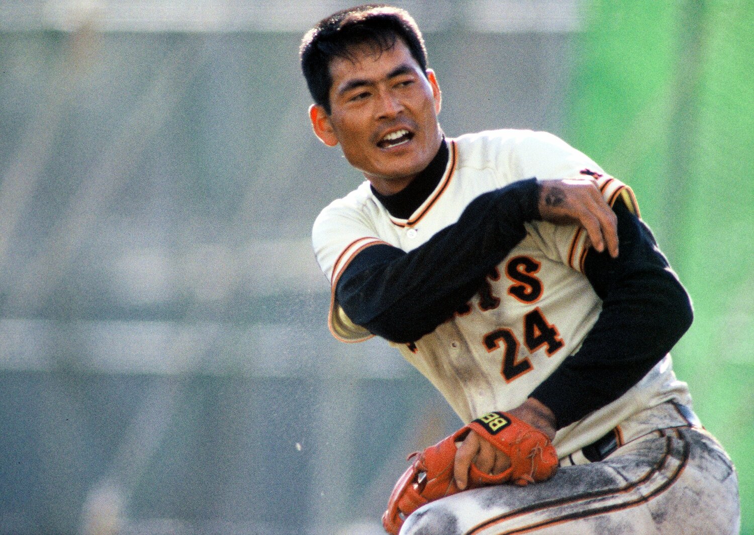 1987年版ランキングで1位に輝いた中畑清（巨人）　©BUNGEISHUNJU