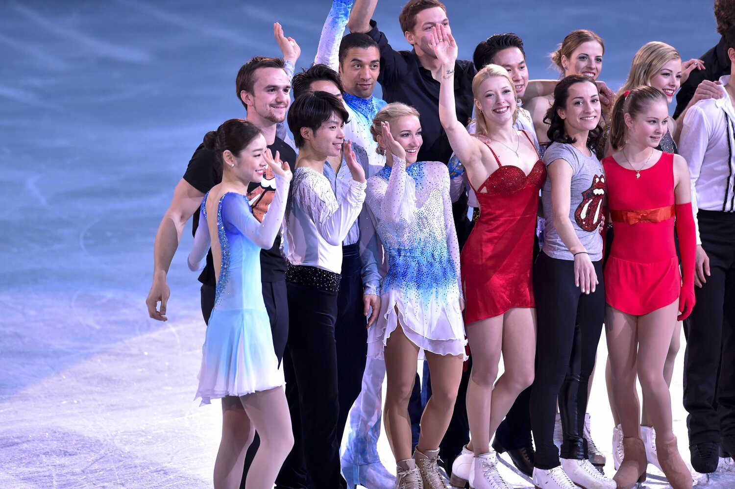 ソチ五輪のエキシビションにて。周囲にいた女性スケーターの現状を見ているなかで、深刻な健康問題も自分事として考えてきたという町田　©Koaru Watanabe/JMPA