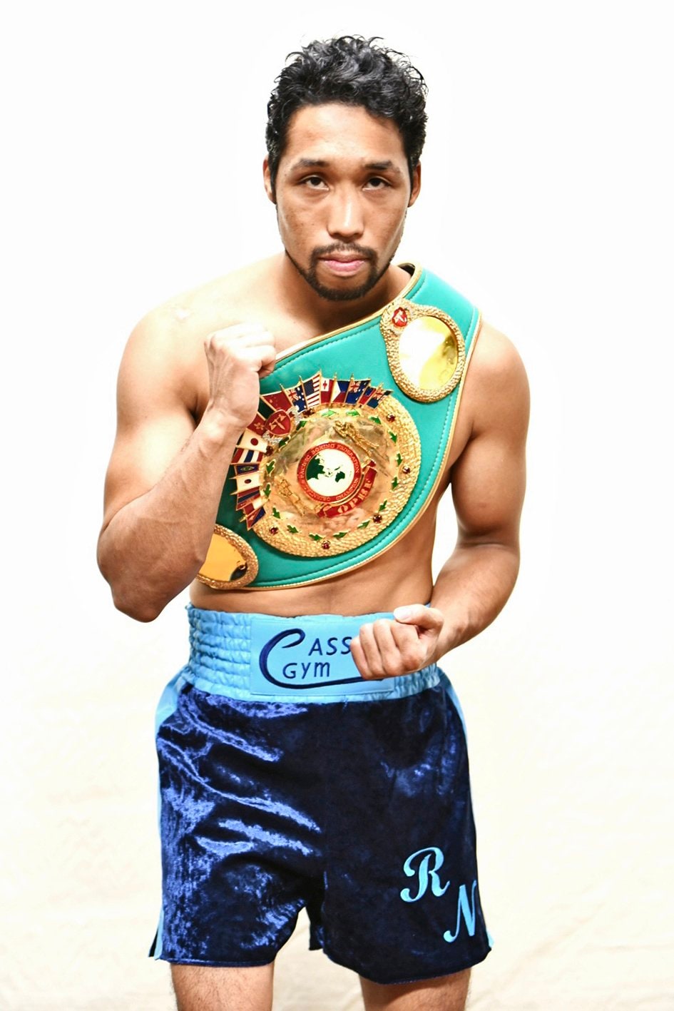 東洋太平洋スーパーライト級王者時代の内藤律樹　©Kokou Sekine