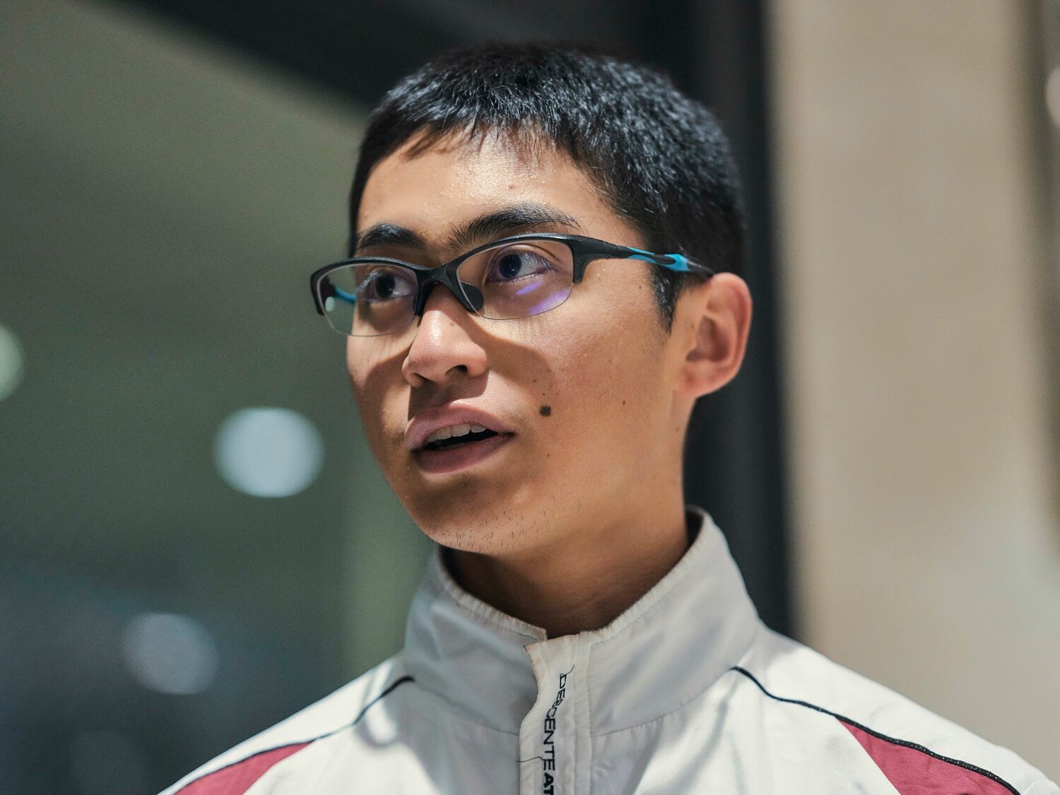 近畿高校駅伝でエース区間1区で区間賞を獲得した坂元。4月からは専大へ進学する ©Yuki Suenaga