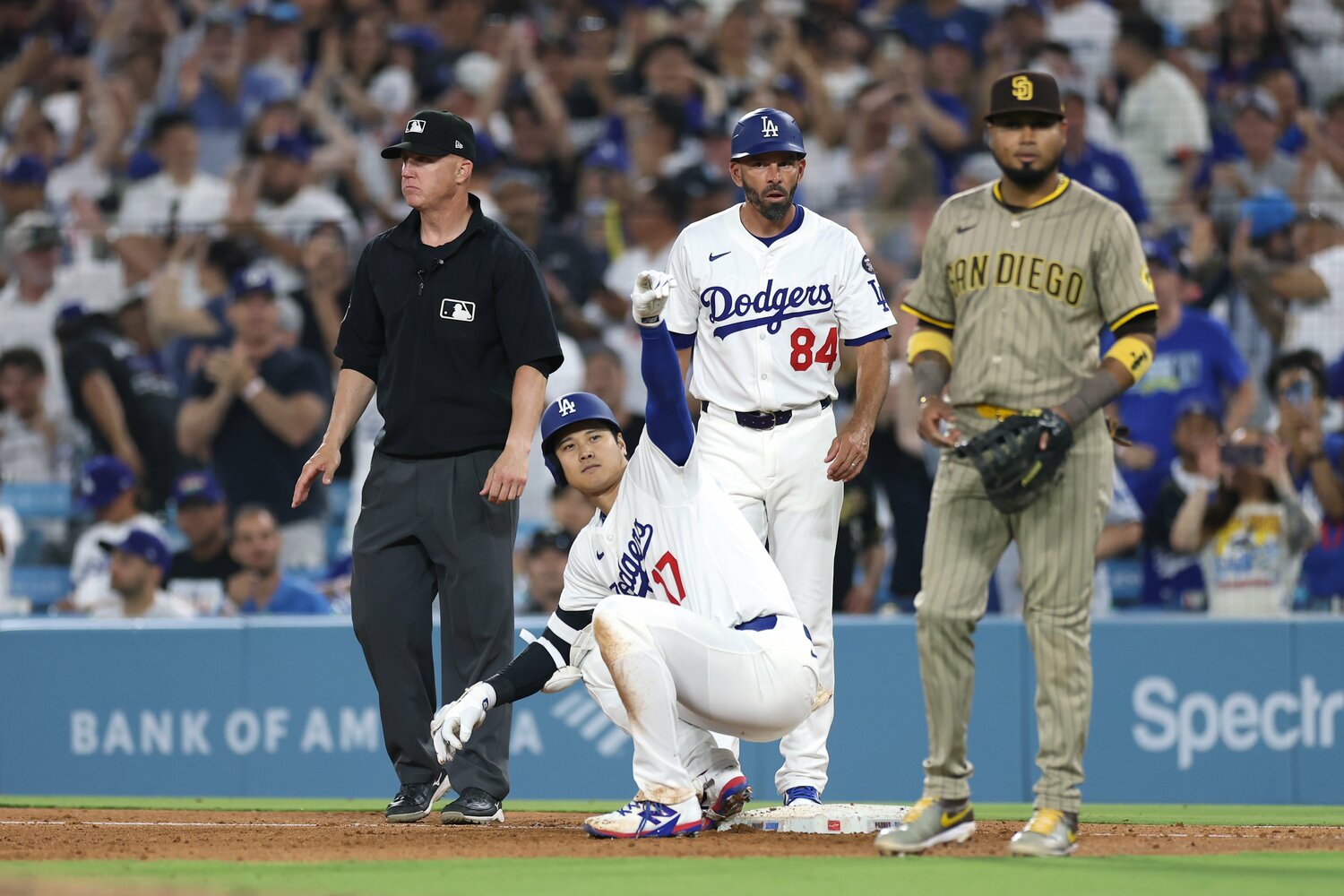 2打点を挙げるなど、相変わらずの“投打躍動”ぶり　©Getty Images