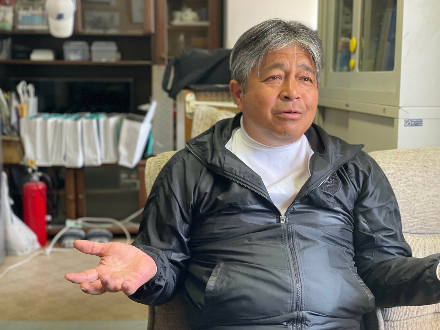 現役時代を振り返る遠山さん　©︎NumberWeb