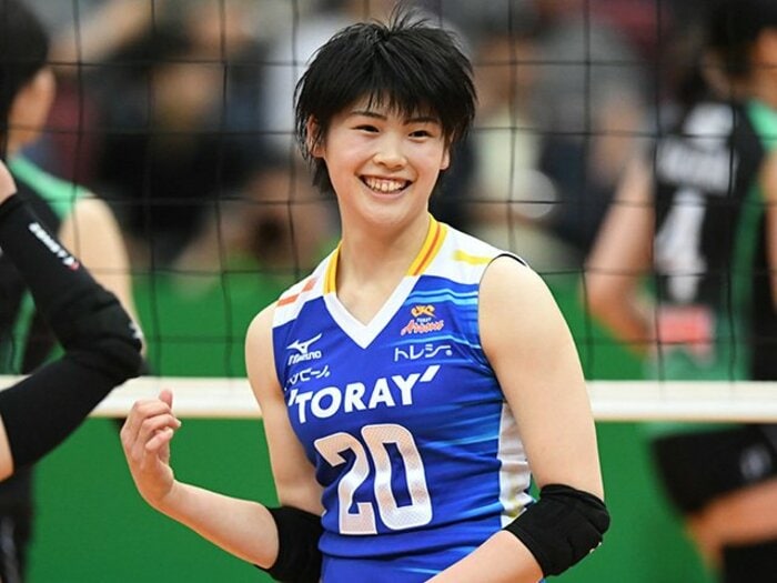 成徳仕込みの体幹と即興の修正力。黒後愛は木村沙織と違う道を行く。<Number Web> photograph by Kiyoshi Sakamoto