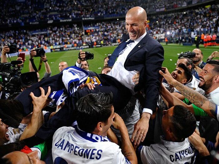 1年目のCL制覇より今季のリーガ優勝。ジダン監督の評価が急騰する理由。＜Number Web＞ photograph by AFLO