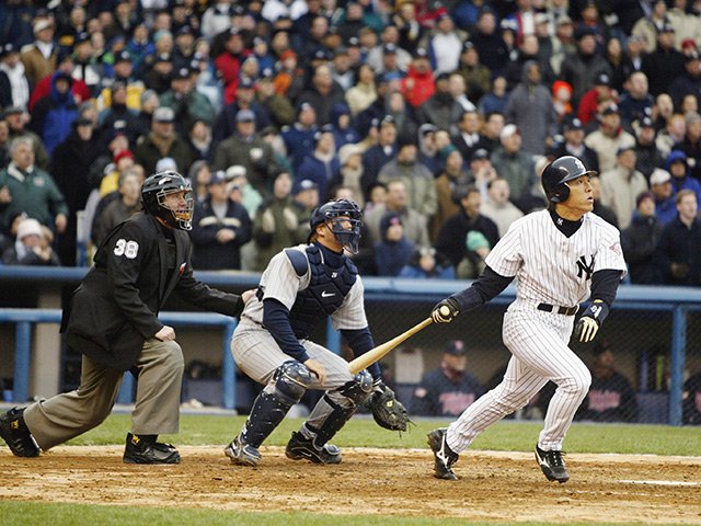 MLB最初のホームラン 満塁ホームラン ボブルヘッド 松井秀喜 