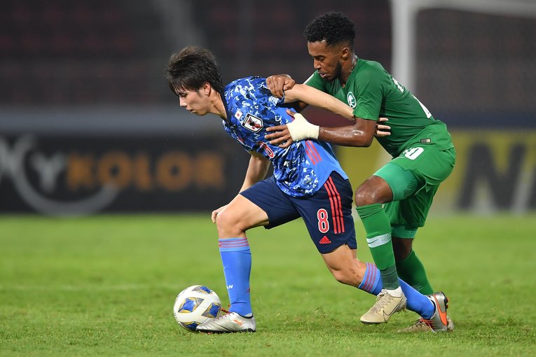 田中碧は2020年1月のU-23アジア選手権に出場している©Getty Images