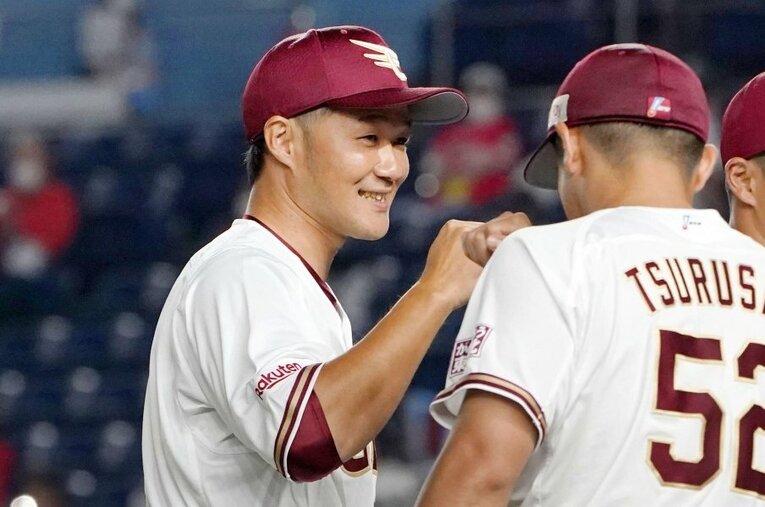 今季限りで引退を表明し、来季からは楽天二軍投手コーチに就任する久保裕也。プロ通算506試合登板、54勝37敗37セーブ113ホールド ／ photograph by Kyodo News