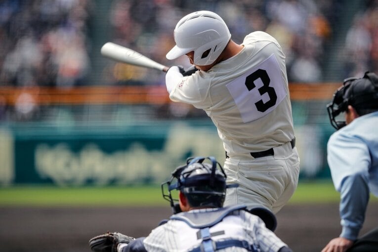 早実時代の清宮　©Sports Graphic Number