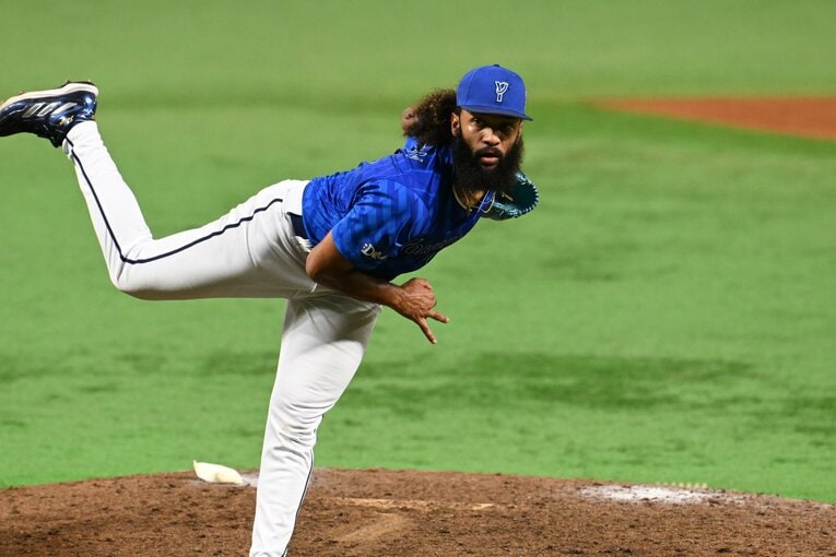 日本シリーズ第5戦、7回を3安打無失点に抑えたジャクソン