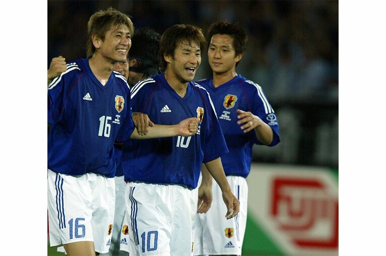 2002年日韓W杯の中山雅史　Naoya Sanuki