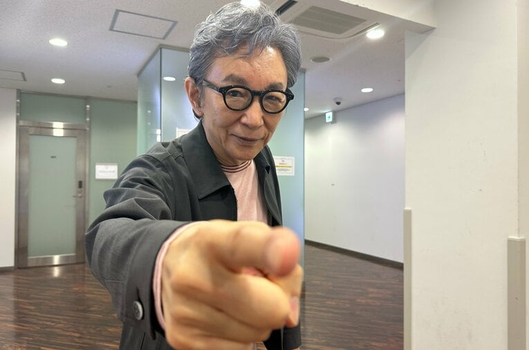 7月18日のNOAHビッグマッチで実況を務める古舘伊知郎（71歳） ／ photograph by Gantz Horie