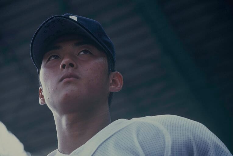 高3時の夏の甲子園では準優勝したチームのエースとして活躍した川口　©BUNGEISHUNJU