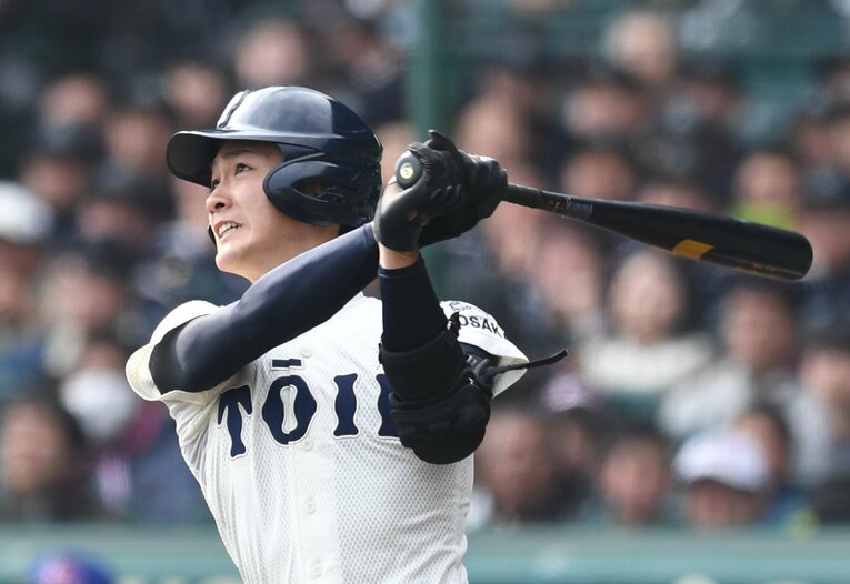 大阪桐蔭時代の山田　©︎SANKEI SHIMBUN