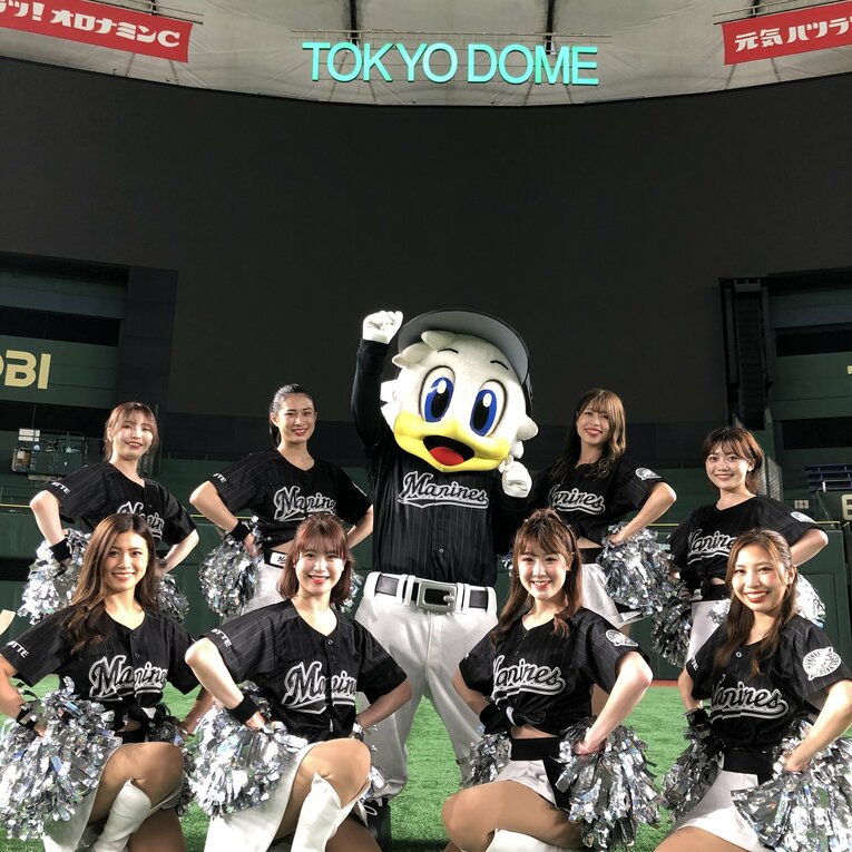 千葉ロッテマリーンズ公式チアパフォーマー「M☆Splash!!」©︎Chiba Lotte Marines