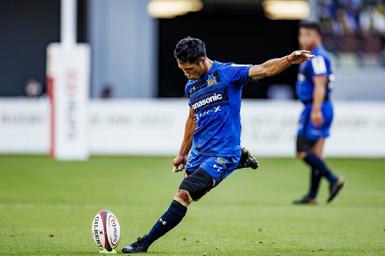 埼玉ワイルドナイツ・SO山沢拓也　©︎Kiichi Matsumoto