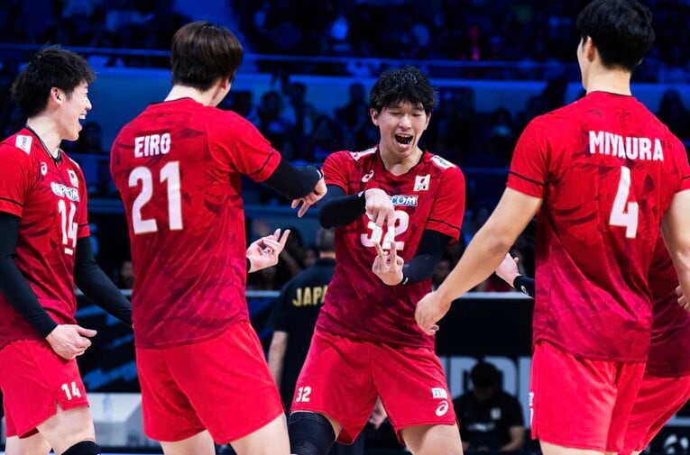 バレーボール世界選手権・リビア戦　©︎Volleyball World