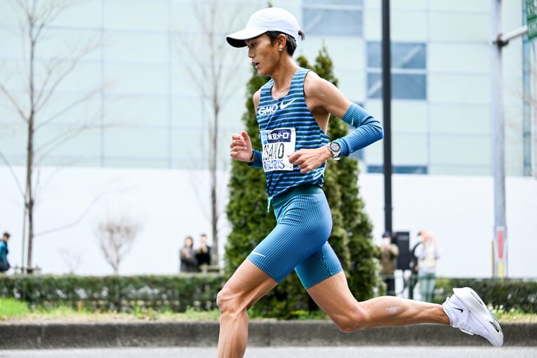 今年の東京マラソン、日本人3位だった　©Yuki Suenaga