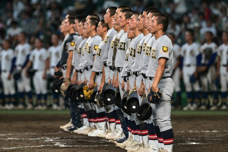 浦和学院戦の仙台育英　©Nanae Suzuki