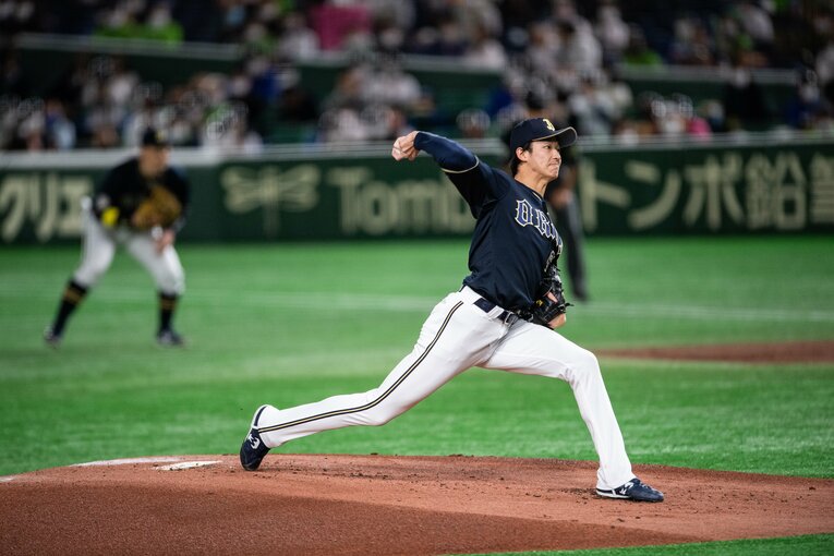 オリックス山崎颯は日本シリーズでも好投を見せた ©Nanae Suzuki