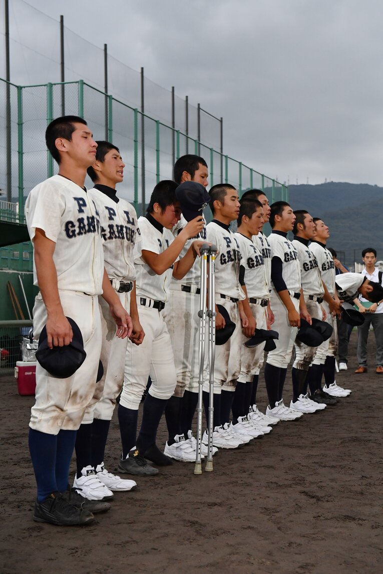【PL学園、最後の夏】PL学園は1点差で東大阪大柏原に敗れた　©Hideki Sugiyama