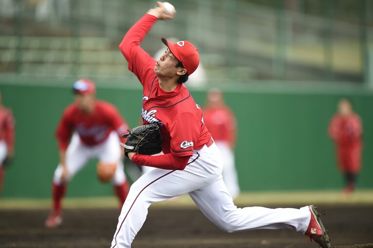 カープ時代の藤井皓哉　　©BUNGEISHUNJU